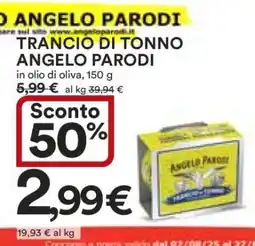 Coop TRANCIO DI TONNO ANGELO PARODI offerta