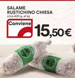 Coop SALAME RUSTICHINO CHIESA offerta