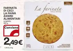 Coop FARINATA DI CECI LA FAINA ZANINI ALIMENTARI offerta