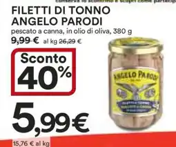 Coop Filetti di Tonno Angelo Parodi offerta