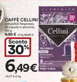 Coop CAFFÈ CELLINI offerta