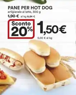 Coop PANE PER HOT DOG offerta