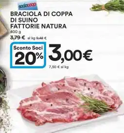 Coop BRACIOLA DI COPPA DI SUINO FATTORIE NATURA offerta