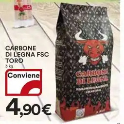 Coop CARBONE DI LEGNA FSC TORO offerta