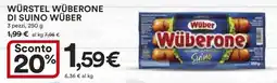 Coop WÜRSTEL WÜBERONE DI SUINO WÜBER offerta