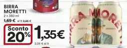 Coop BIRRA MORETTI offerta