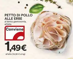 Coop PETTO DI POLLO ALLE ERBE offerta