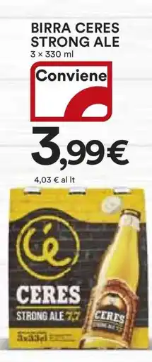 Coop BIRRA CERES STRONG ALE offerta