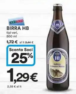 Coop BIRRA HB offerta