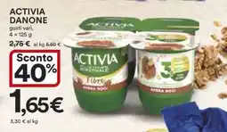 Coop ACTIVIA DANONE offerta