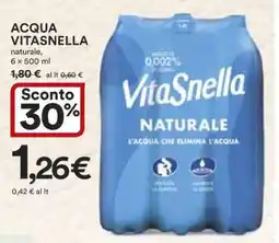 Coop Acqua Vitasnella offerta