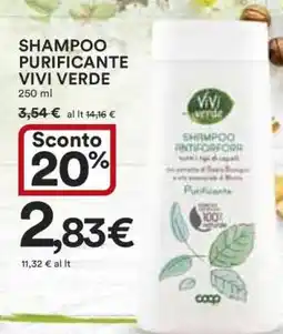 Coop SHAMPOO PURIFICANTE VIVI VERDE offerta