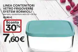 Coop LINEA CONTENITORI VETRO FRIGOVERRE SYSTEM BORMIOLI offerta