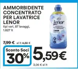Coop AMMORBIDENTE CONCENTRATO PER LAVATRICE LENOR offerta