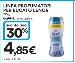 Coop LINEA PROFUMATORI PER BUCATO LENOR offerta
