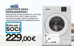 Coop LAVATRICE DAYA DSW61025M18A1 offerta