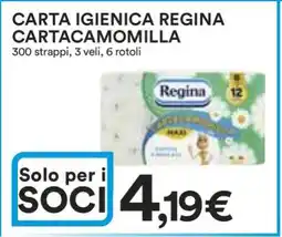 Coop Carta Igienica Regina Cartacamomilla offerta
