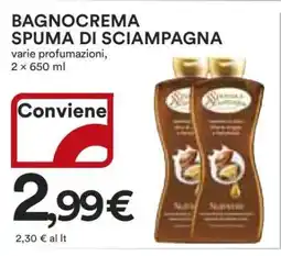 Coop Bagnocrema Spuma di Sciampagna offerta