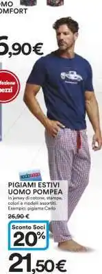 Coop PIGIAMI ESTIVI UOMO POMPEA offerta