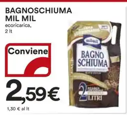 Coop Bagnoschiuma Mil Mil offerta