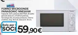 Coop FORNO MICROONDE PANASONIC NNE201W offerta