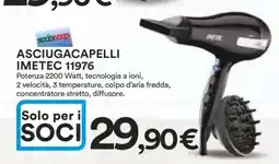 Coop ASCIUGACAPELLI IMETEC 11976 offerta