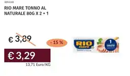 Prezzemolo e Vitale Rio mare tonno al naturale offerta