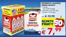 Esselunga Detersivo lavatrice OMINO BIANCO offerta