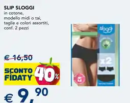 Esselunga Slip SLOGGI offerta
