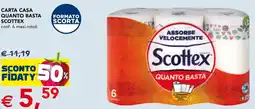 Esselunga Carta casa quanto basta SCOTTEX offerta