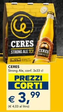 Esselunga CERES Strong Ale offerta