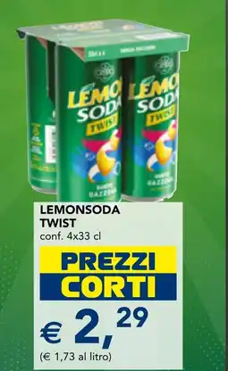 Esselunga Lemonsoda TWIST conf. 4x33 cl offerta