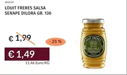 Prezzemolo e Vitale Louit freres salsa senape dilora offerta