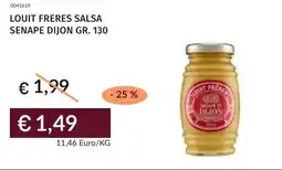 Prezzemolo e Vitale Louit freres salsa senape dijon offerta