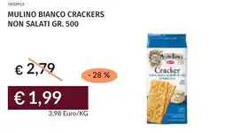 Prezzemolo e Vitale Mulino bianco crackers non salati offerta