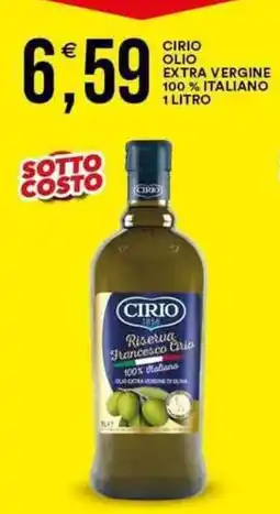 Vantaggio Cash&Carry Cirio olio extra vergine 100% italiano offerta