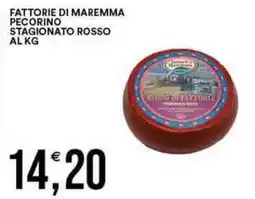 Vantaggio Cash&Carry Fattorie di maremma pecorino stagionato rosso offerta
