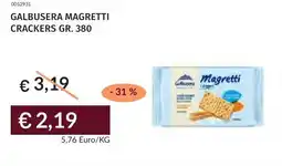 Prezzemolo e Vitale Galbusera magretti crackers offerta
