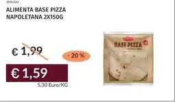 Prezzemolo e Vitale Alimenta base pizza napoletana offerta