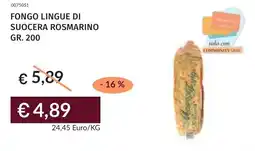 Prezzemolo e Vitale Fongo lingue di suocera rosmarino offerta