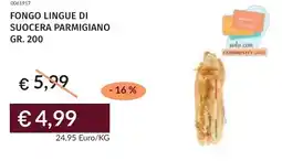 Prezzemolo e Vitale Fongo lingue di suocera parmigiano offerta