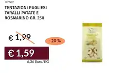 Prezzemolo e Vitale Tentazioni pugliesi taralli patate e rosmarino offerta