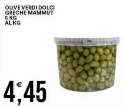 Vantaggio Cash&Carry Olive verdi dolci greche mammut offerta