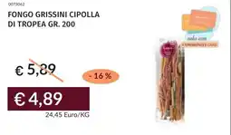 Prezzemolo e Vitale Fongo grissini cipolla di tropea offerta