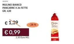 Prezzemolo e Vitale Mulino bianco pancarre x 24 fette offerta