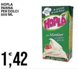 Vantaggio Cash&Carry Hopla panna per dolci offerta