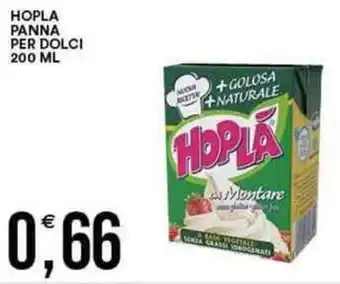 Vantaggio Cash&Carry Hopla panna per dolci offerta