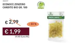 Prezzemolo e Vitale Econoce zenzero candito bio offerta
