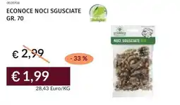 Prezzemolo e Vitale Econoce noci sgusciate offerta