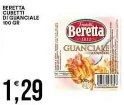 Vantaggio Cash&Carry Beretta cubetti di guanciale offerta